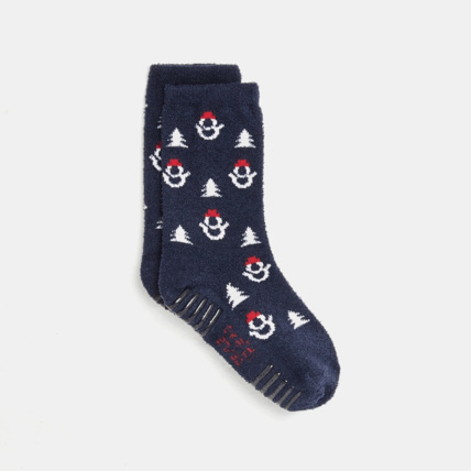 Avis Chaussettes polaires antidérapantes bleues garçon OKAIDI 1