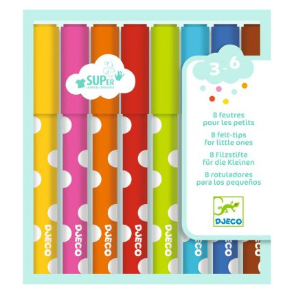 Avis 8 feutres pour les petits DJECO 1