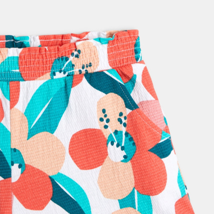 Avis Short imprimé en jersey orange fille OKAIDI 2