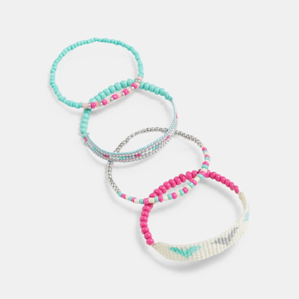 Avis Bracelet perlés (lot de 4) rose fille OKAIDI 1