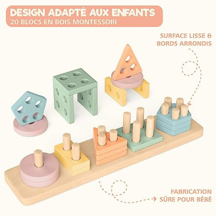 Avis Jouets Montessori à empiler SWEETY FOX 3