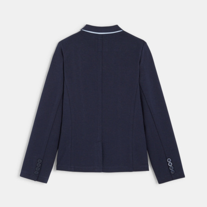 Avis Veste de costume en jersey bleu garçon OKAIDI 5