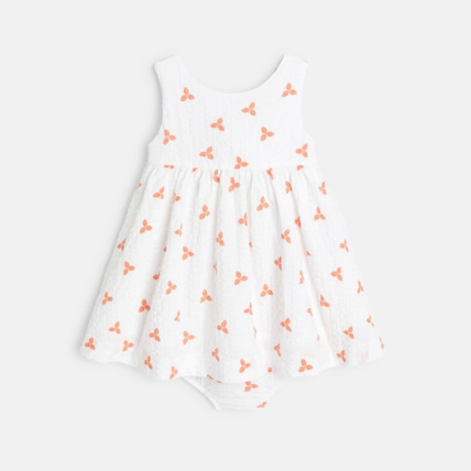 Avis Robe à bretelles gaufrée fleurie et bloomer OBAÏBI 1