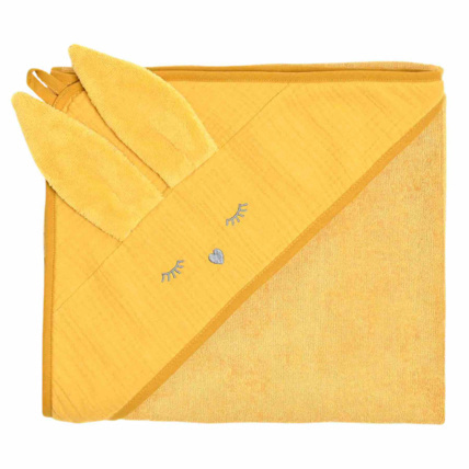 Avis Cape de bain en bambou et gaze de coton, Lapin Sevira Kids 1