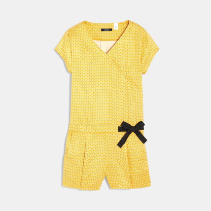 Avis Combi-short imprimé jaune fille OKAIDI 1