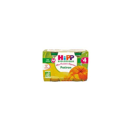 Avis Potiron 125 g dès 4 mois HIPP 1