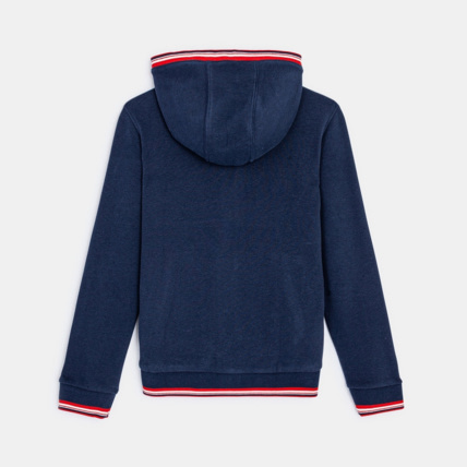 Avis Sweat-shirt à capuche "open mind" bleu garçon OKAIDI 4