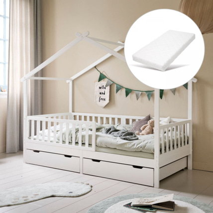Avis Lit cabane avec matelas Maison Petite Amélie 3