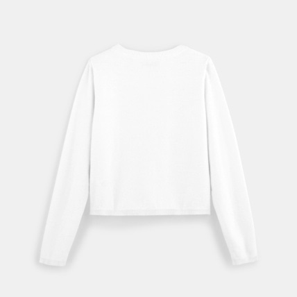 Avis Gilet fantaisie blanc fille OKAIDI 2