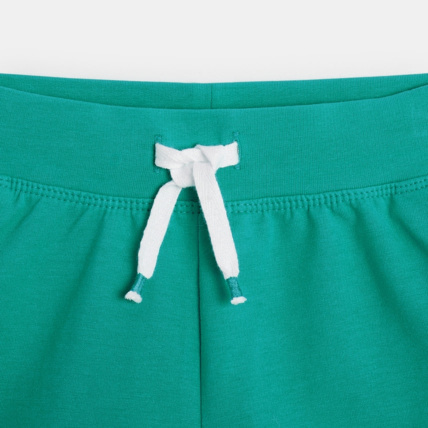 Avis Short uni en jersey vert fille OKAIDI 3