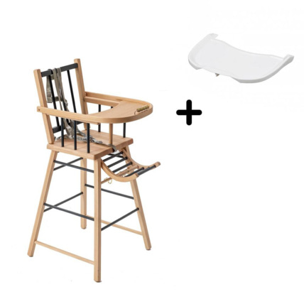 Avis Pack chaise haute André hybride et sa tablette COMBELLE 1