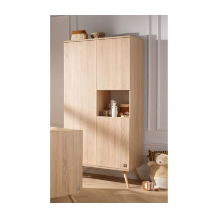 Avis Armoire 1 grande et 2 petites portes bois Seventies Sauthon 1