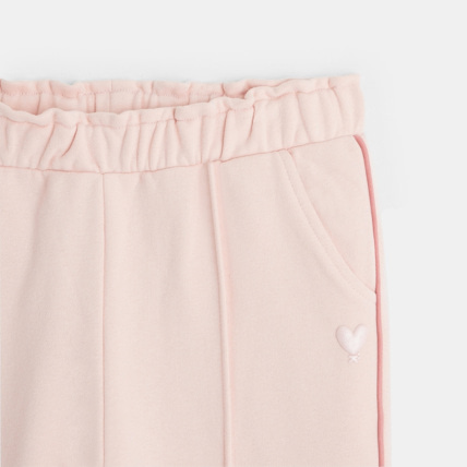 Avis Jogging uni en jersey molletonné rose fille OKAIDI 2