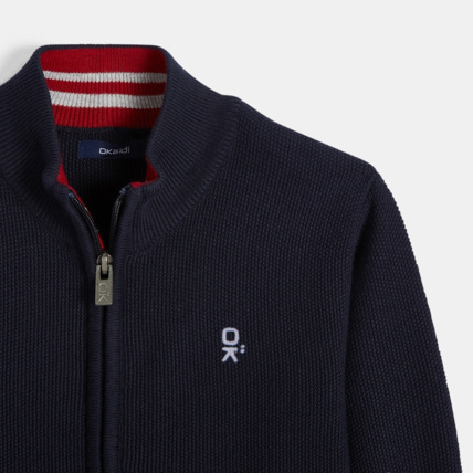 Avis Gilet zippé bleu garçon OKAIDI 3