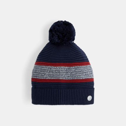 Avis Bonnet bien chaud à pompon bleu garçon OKAIDI 1