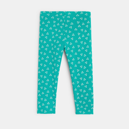 Avis Leggings courts imprimés vert fille OKAIDI 3