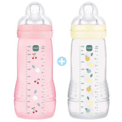 Avis Lot de 2 biberons Easy Active Berry débit X MAM 1