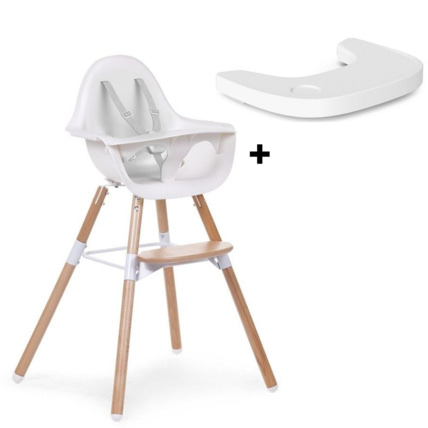 Avis Pack chaise haute évolutive evolu 2 + tablette Childhome 1