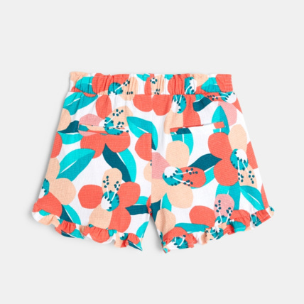 Avis Short imprimé en jersey orange fille OKAIDI 3