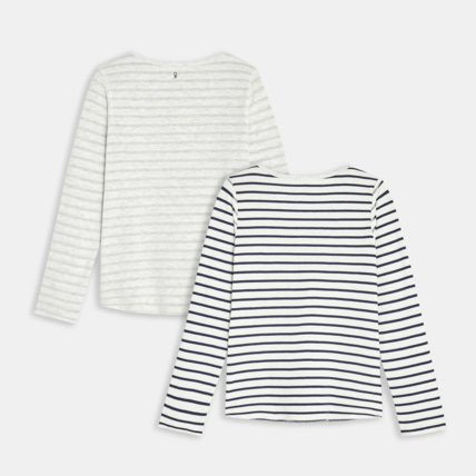 Avis Marinière réversible bleu fille OKAIDI 3