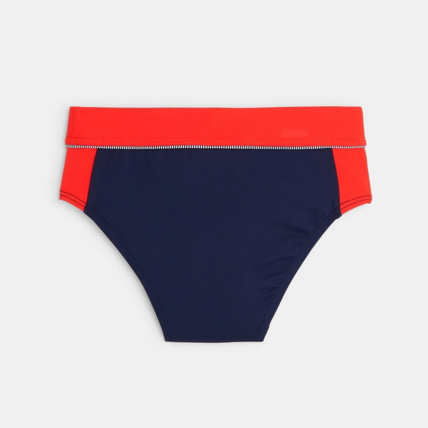 Avis Slip de bain bicolore bleu garçon OKAIDI 2