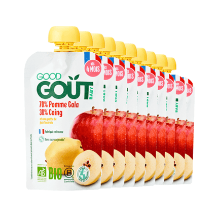 Avis Pack de 10 gourdes Pomme Coing Bio Good Goût 1