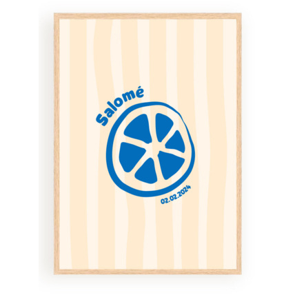 Avis Affiches personnalisées - Minimaliste avec rayure LES PETITS CITRONS 4