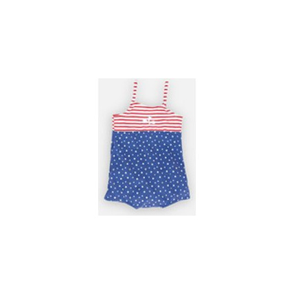 Avis Maillot à pois et ligné double protection Cape Cod Archimède NOUKIE'S 1