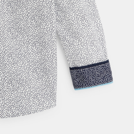 Avis Chemise popeline imprimée et noeud papillon bleue garçon OKAIDI 4