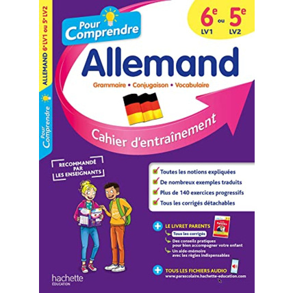 Avis Pour comprendre Allemand 6e LV1 ou 5e LV2 Hachette Éducation 1