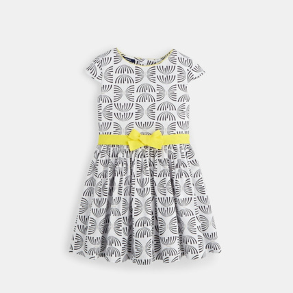 Avis Robe chic imprimée grise fille OKAIDI 1