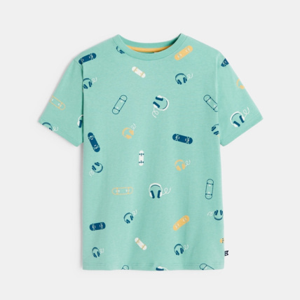 Avis T-shirt imprimé manches courtes vert garçon OKAIDI 1