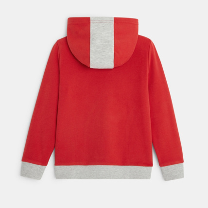 Avis Sweat-shirt zippé à capuche OK96 rouge garçon OKAIDI 4