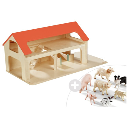 Avis Maxi lot la ferme + 7 animaux Wesco 1