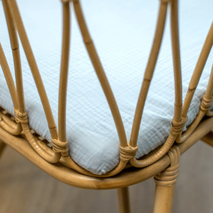 Avis Lot de 3 draps housse berceau en gaze de coton Sevira Kids 3