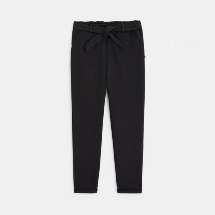 Avis Pantalon chic et ceinturé noir fille OKAIDI 2
