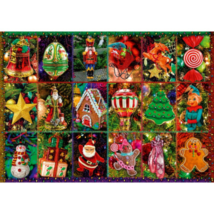 Avis Puzzle Festive Ornaments BLUEBIRD PUZZLE 1