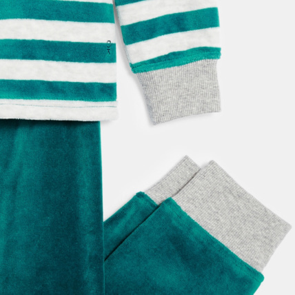 Avis Pyjama en velours éponge vert garçon OKAIDI 5