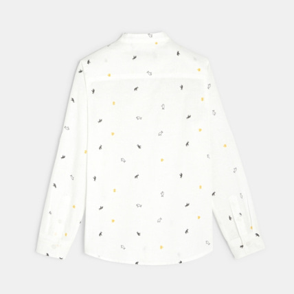 Avis Chemise col Mao jaune garçon OKAIDI 4