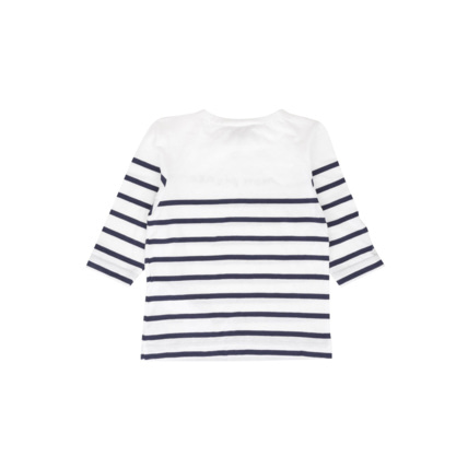 Avis Marinière "mon pirate" Baby - coton léger - Milk/Marine Deep ARMOR-LUX 2