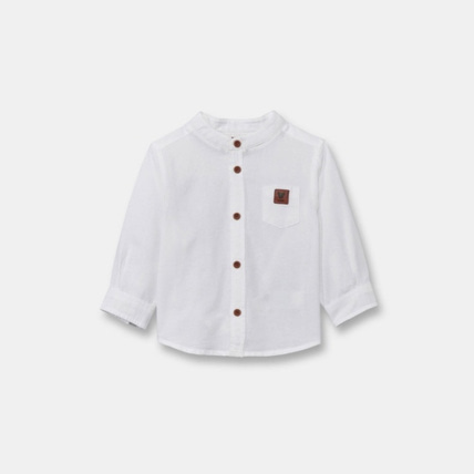 Avis Chemise blanche coton fantaisie OBAÏBI 1
