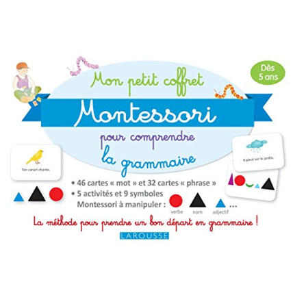 Avis Mon petit coffret Montessori pour comprendre la grammaire LAROUSSE 1