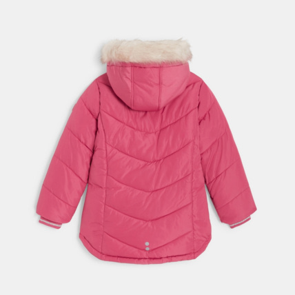 Avis Parka doudoune épaisse à capuche rose fille OKAIDI 4