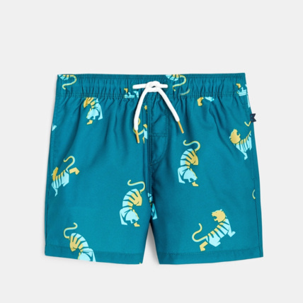 Avis Short de bain imprimé vert garçon OKAIDI 1