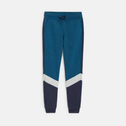 Avis Jogging en molleton colorblock bleu garçon OKAIDI 1