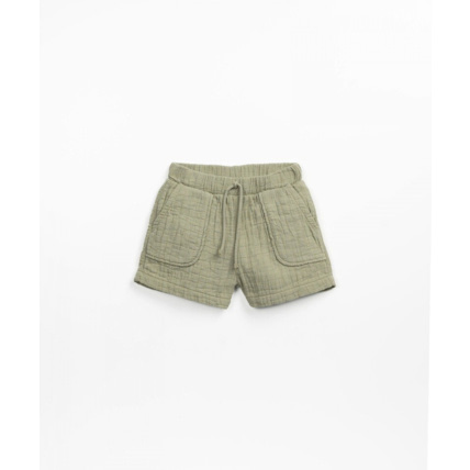Avis Short en gaze de coton vert Recycled Play Up 1
