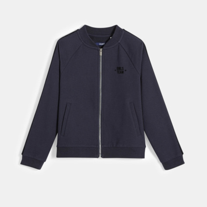 Avis Sweat zippé bleu fille OKAIDI 1