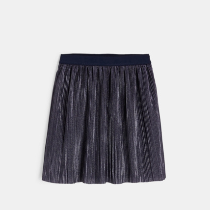 Avis Jupe plissée irisée de fête bleue fille OKAIDI 1