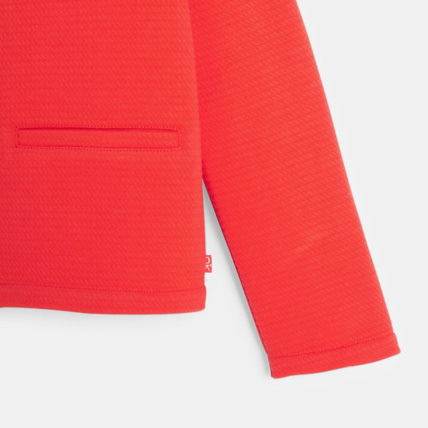 Avis Sweat uni rouge fille OKAIDI 3