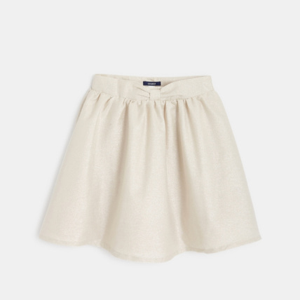 Avis Jupe évasée pailletée beige fille OKAIDI 1